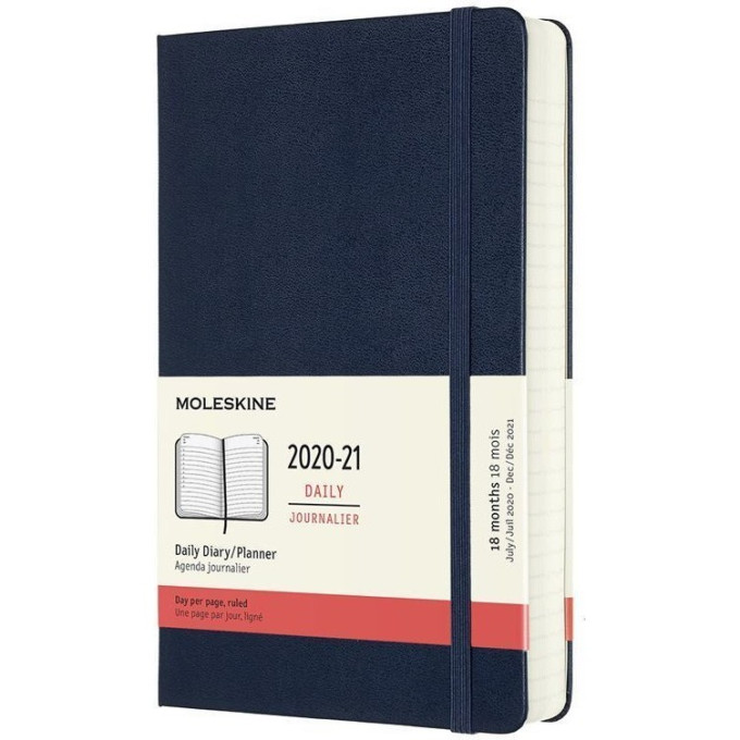 Ежедневник MOLESKINE ACADEMIC LARGE 21 (синий) DHB2018DC3